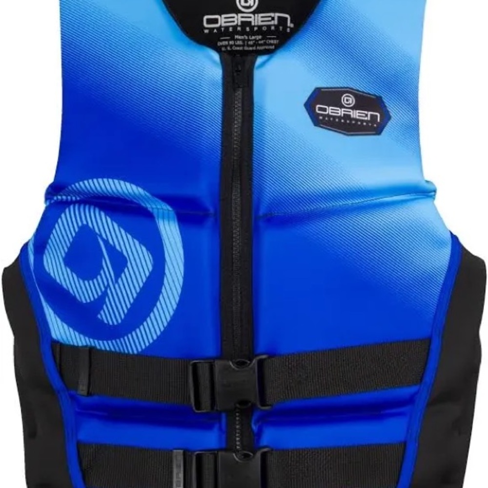 O'Brien Men’s Flex V-Back Blue Neoprene Life Vest